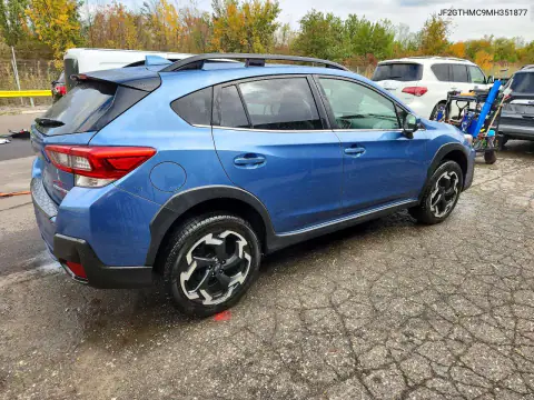 JF2GTHMC9MH351877 — 2021 Subaru XV, фото 3 с аукциона Copart, Подтопление