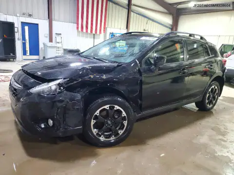 JF2GTAEC5M8328604 — 2021 Subaru XV, Lateral, fotos antes de reparar