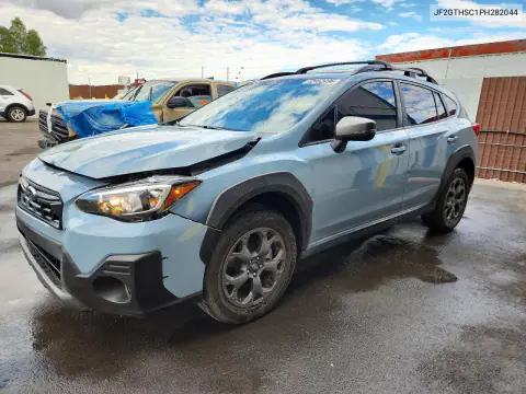 JF2GTHSC1PH282044 — 2023 Subaru XV, ПЕРЕДНЯЯ ЧАСТЬ, фото до ремонта