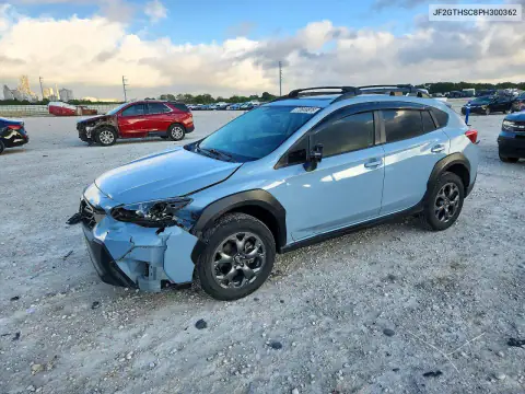 JF2GTHSC8PH300362 — 2023 Subaru XV, ПЕРЕДНЯЯ ЧАСТЬ, фото до ремонта
