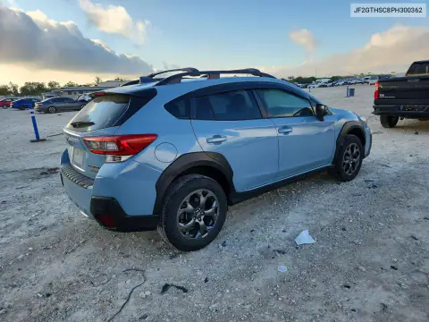 JF2GTHSC8PH300362 — 2023 Subaru XV, foto 3 de Copart, Parte delantera