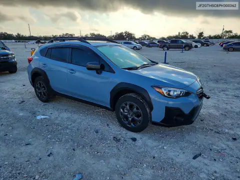 JF2GTHSC8PH300362 — 2023 Subaru XV, foto 4 de Copart, Parte delantera
