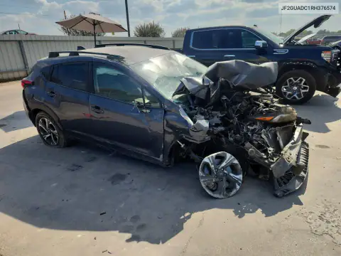 JF2GUADC1RH376574 — 2024 Subaru XV, фото 4 з Copart, Передня частина