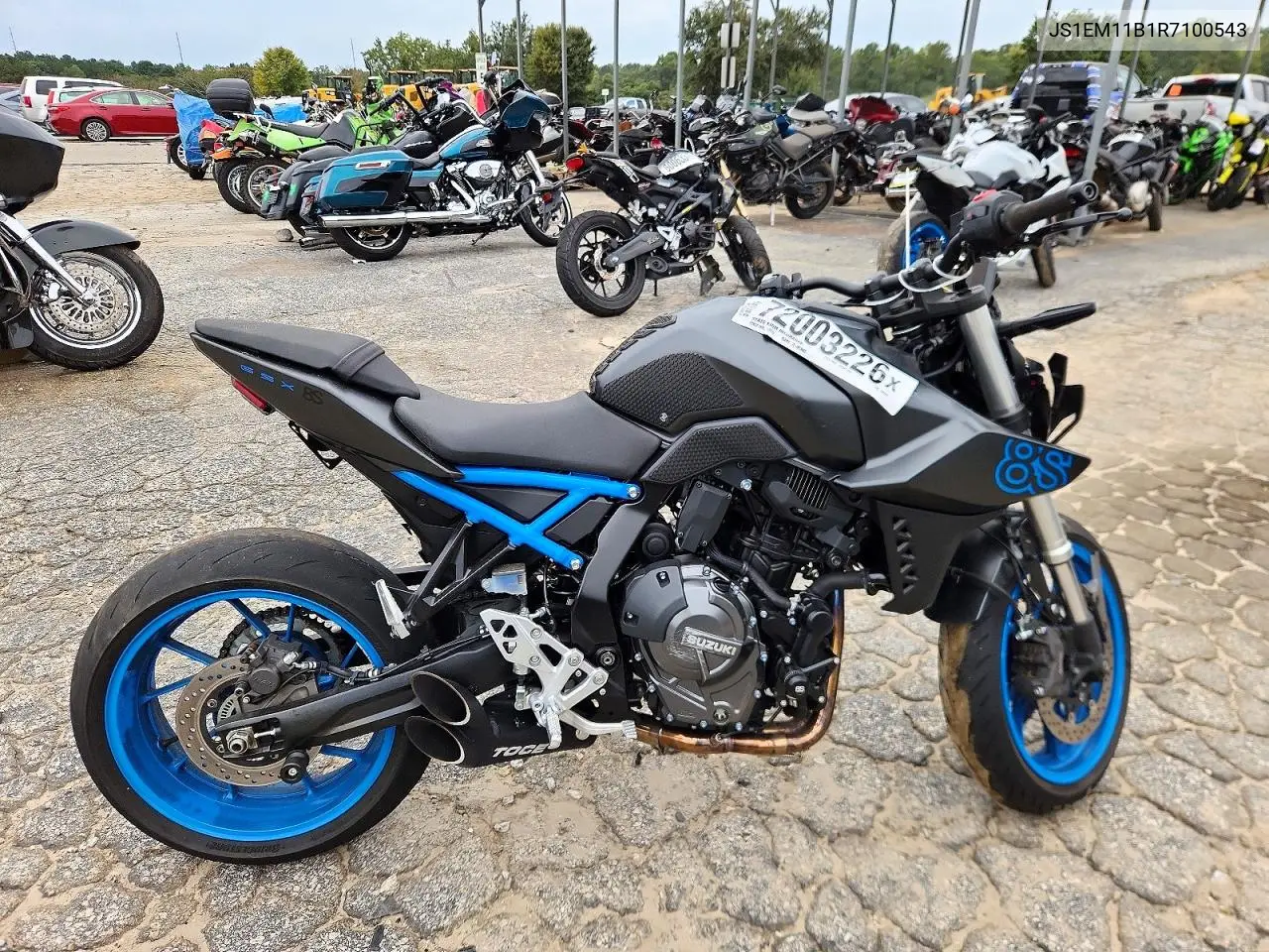 2024 Suzuki Gsx800 R VIN JS1EM11B1R7100543 фото 1