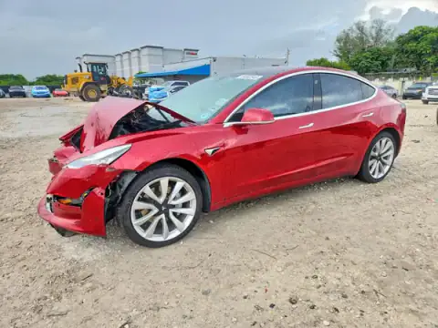 5YJ3E1EB5JF097536 — 2018 Tesla Model 3, წინა ნაწილი (Front End), ფოტოები შეკეთებამდე