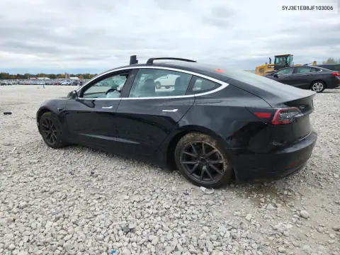 5YJ3E1EB8JF103006 — 2018 Tesla Model 3, фото 2 с аукциона Copart, БОКОВАЯ ЧАСТЬ