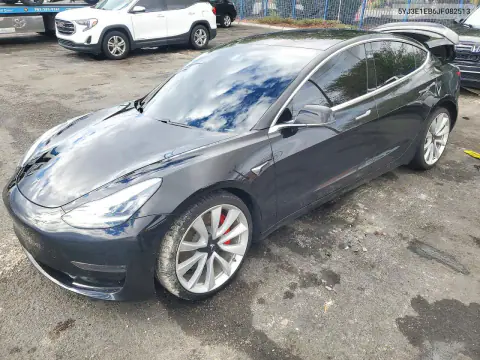2018 Tesla Model 3 VIN 5YJ3E1EB6JF082513 фото 1
