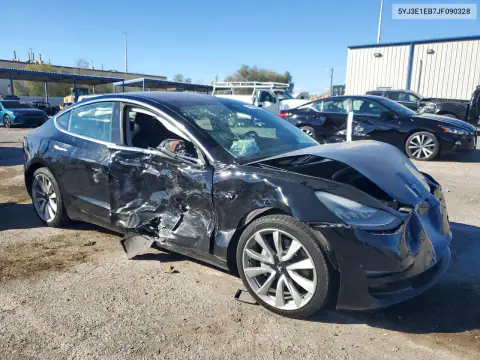 5YJ3E1EB7JF090328 — 2018 Tesla Model 3, фото 4 з Copart, Передня частина