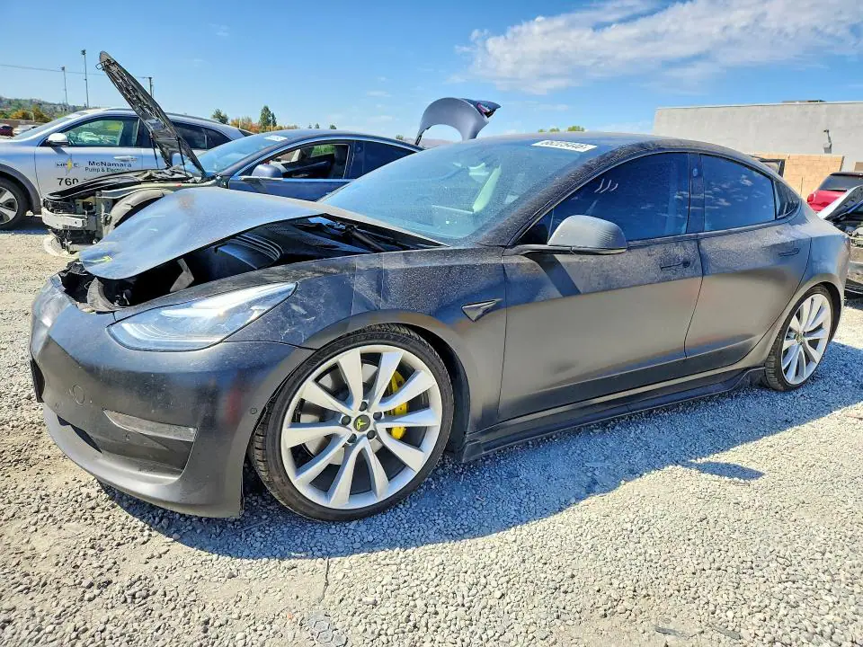 5YJ3E1EB1KF237342 Tesla Model 3 2019 — повреждение Передняя часть, фото до ремонта