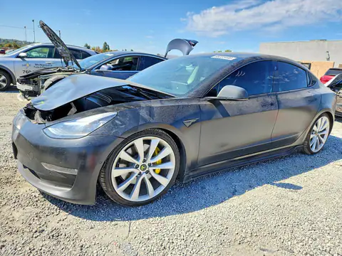 5YJ3E1EB1KF237342 — 2019 Tesla Model 3, Передняя часть (Front End), фото до ремонта