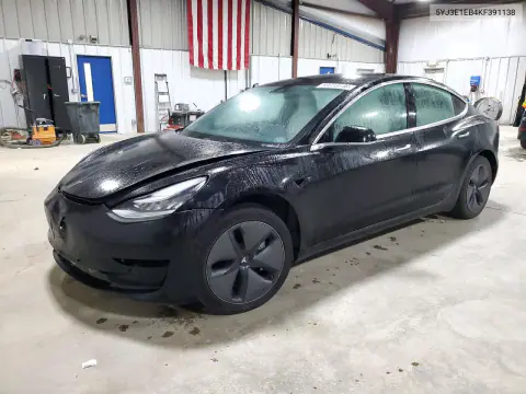 2019 Tesla Model 3 VIN 5YJ3E1EB4KF391138 фото 1