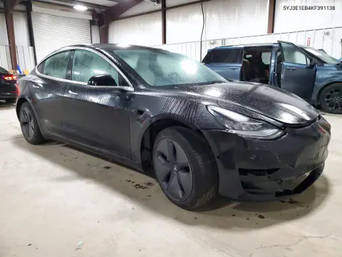 2019 Tesla Model 3 VIN 5YJ3E1EB4KF391138 фото 4