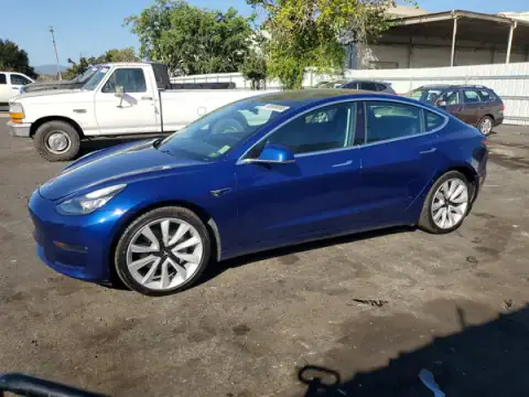 5YJ3E1EB0KF497487 — 2019 Tesla Model 3, Rear end (Rear End), before-repair photos