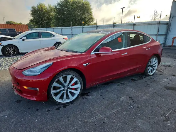 5YJ3E1EB2KF419860 — 2019 Tesla Model 3, Front end (Front End), before-repair photos