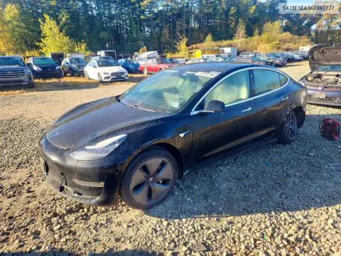 2019 Tesla Model 3 VIN 5YJ3E1EA3KF397777 фото 1