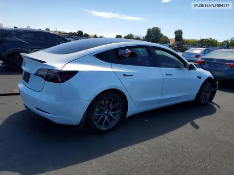 2020 Tesla Model 3 VIN 5YJ3E1EA7LF804517 фото 3