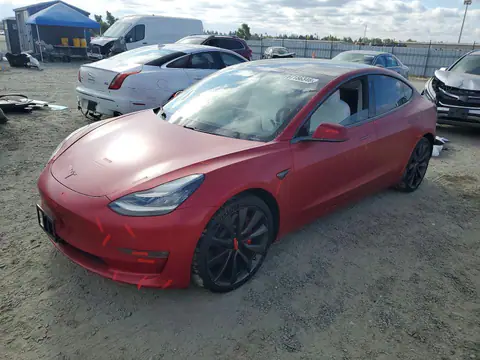 5YJ3E1EC2LF641809 — 2020 Tesla Model 3, Задняя часть (Rear End), фото до ремонта
