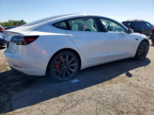 5YJ3E1EC7LF624729 — 2020 Tesla Model 3, photo 3 from Copart, Vandalism