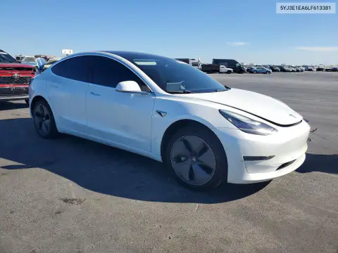 5YJ3E1EA6LF613381 — 2020 Tesla Model 3, ფოტო 4, Copart, გვერდითი ნაწილი
