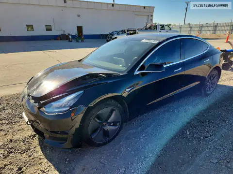 5YJ3E1EB6LF599989 Tesla Model 3 2020 — Front end damage, before-repair photo