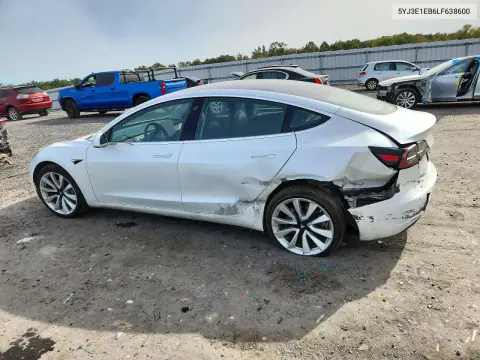 2020 Tesla Model 3 VIN 5YJ3E1EB6LF638600 фото 2