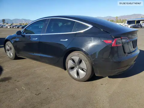 5YJ3E1EA5LF745967 — 2020 Tesla Model 3, ფოტო 2, Copart 28.10.2026, უკანა ნაწილი
