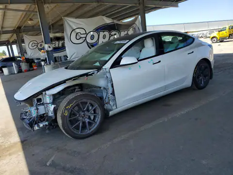 5YJ3E1EBXMF876158 — 2021 Tesla Model 3, წინა ნაწილი (Front End), ფოტოები შეკეთებამდე