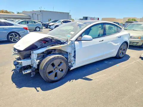 5YJ3E1EA2MF019016 — 2021 Tesla Model 3, Front end (Front End), before-repair photos