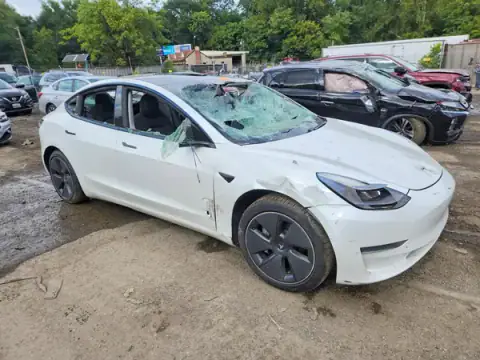 5YJ3E1EA3MF921450 — 2021 Tesla Model 3, photo 4 from Copart, Vandalism