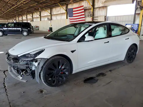 5YJ3E1EC2MF093120 — 2021 Tesla Model 3, Front end (Front End), before-repair photos