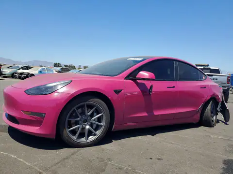 5YJ3E1EB3MF872405 — 2021 Tesla Model 3, Rear end (Rear End), before-repair photos