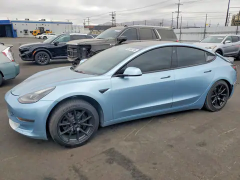 5YJ3E1EA6MF099114 — 2021 Tesla Model 3, Задняя часть (Rear End), фото до ремонта