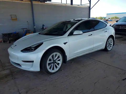 5YJ3E1EA1MF073102 Tesla Model 3 2021 — Front end damage, before-repair photo