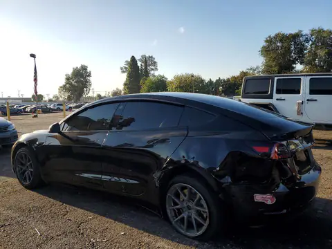 5YJ3E1EA1MF002742 — 2021 Tesla Model 3, photo 2 from Copart 23.10.2026, Rear end