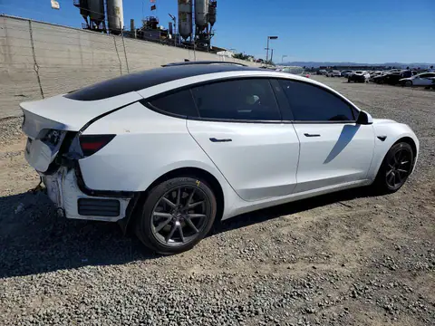 5YJ3E1EA9MF031745 — 2021 Tesla Model 3, photo 3 from Copart 20.10.2026, Rear end