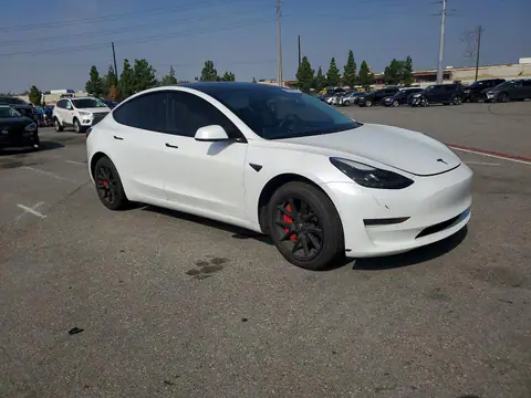 5YJ3E1EAXMF982164 — 2021 Tesla Model 3, photo 4 from Copart 29.09.2026, Rear end