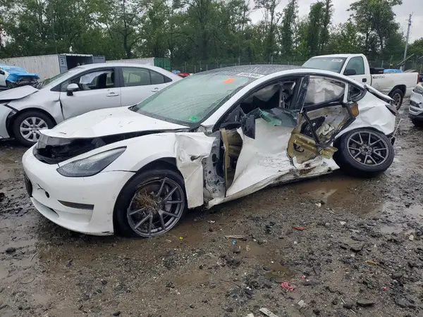5YJ3E1EA0MF043427 — 2021 Tesla Model 3, All-over damage (All Over), before-repair photos