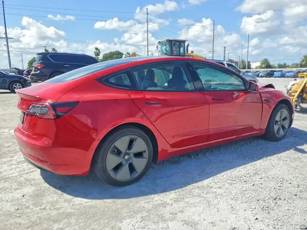 5YJ3E1EA1MF042674 — 2021 Tesla Model 3, photo 3 from Copart, Front end