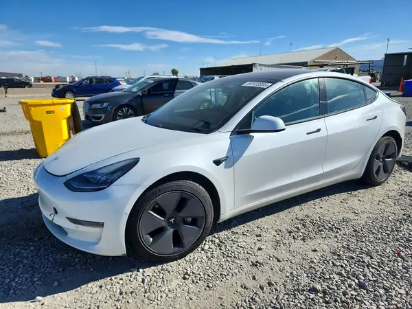 5YJ3E1EB7MF849385 Tesla Model 3 2021 — повреждение Задняя часть, фото до ремонта