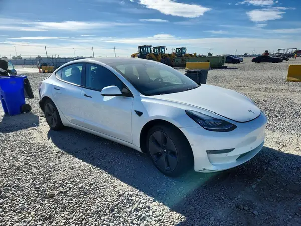 5YJ3E1EB7MF849385 — 2021 Tesla Model 3, фото 4 с аукциона Copart 07.10.2026, Задняя часть