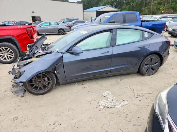5YJ3E1EA5MF911468 Tesla Model 3 2021 — Front end damage, before-repair photo