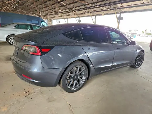 5YJ3E1EA0MF872966 — 2021 Tesla Model 3, photo 3 from Copart, Side