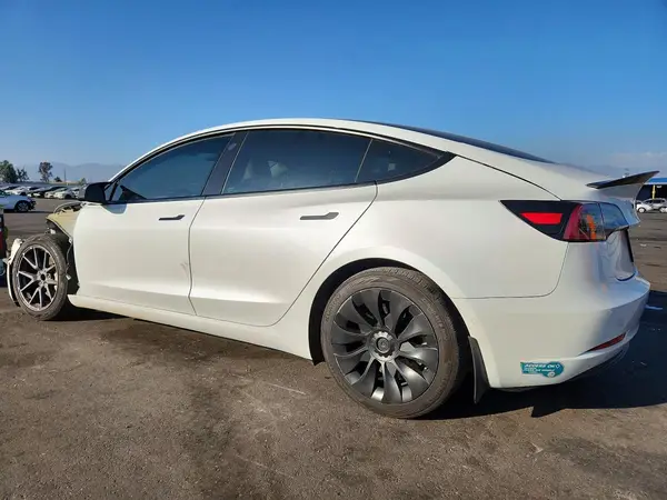 5YJ3E1EA6MF873202 — 2021 Tesla Model 3, photo 2 from Copart, Front end