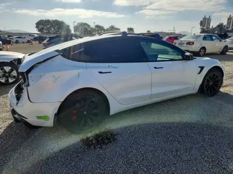 5YJ3E1EA2MF872080 — 2021 Tesla Model 3, photo 3 from Copart 29.09.2026, Rear end