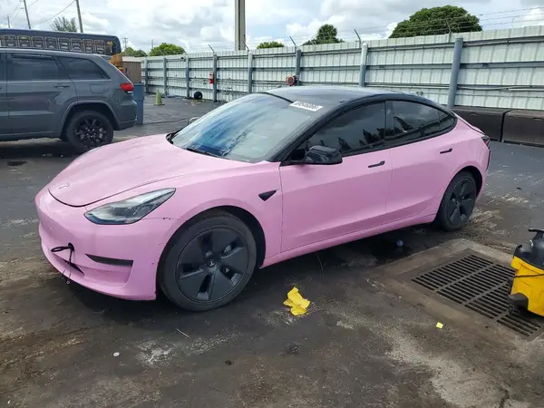 5YJ3E1EA8MF093220 — 2021 Tesla Model 3, Механические повреждения (Mechanical), фото до ремонта