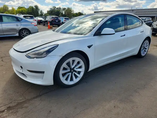 5YJ3E1EA3MF928558 — 2021 Tesla Model 3, Flood (Water/Flood), before-repair photos