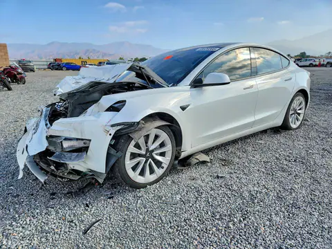 5YJ3E1EA1MF927599 — 2021 Tesla Model 3, Front end (Front End), before-repair photos