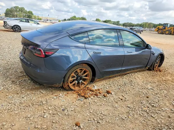 5YJ3E1EB8MF918018 — 2021 Tesla Model 3, photo 3 from Copart, Side