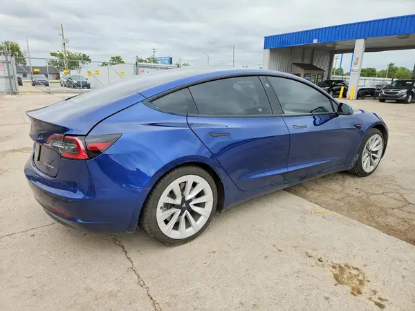 5YJ3E1EB2MF057175 — 2021 Tesla Model 3, zdjęcie 3 z Copart, Tył