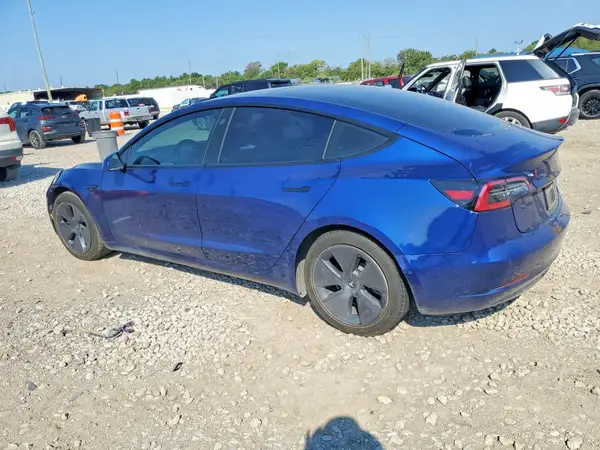 5YJ3E1EA4MF093246 — 2021 Tesla Model 3, photo 2 from Copart, Rear end